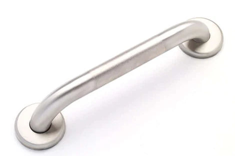1.25" Diameter Peened Grip Stainless Steel Grab Bar - Straight - ADA-Compliant