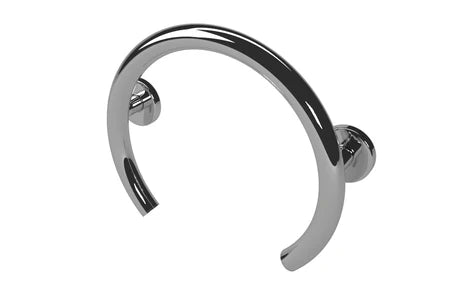 Tub Shower Valve Ring 2 in 1 Designer Grab Bar - Round