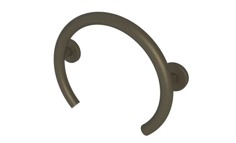 Tub Shower Valve Ring 2 in 1 Designer Grab Bar - Round
